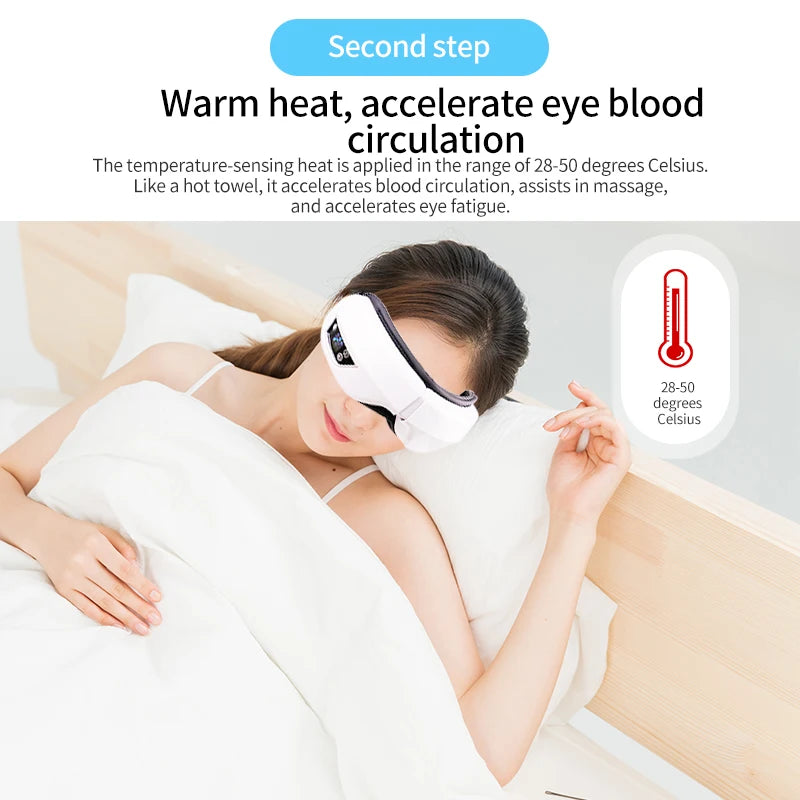 Relaxing Eye Massager with Vibration & Heat